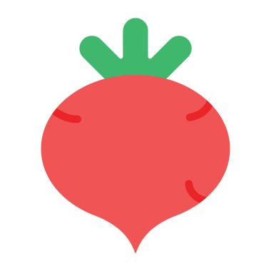 Çeşitli sağlık faydaları olan kök sebze, pancar kökü simgesi 