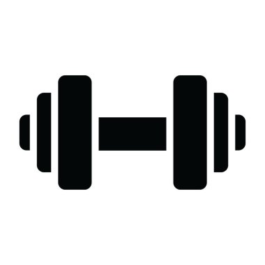 Ağırlık kaldırma aletleri, dambıllar düz simge