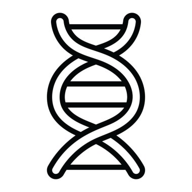 Deoksiribonükleik asit, DNA modern düz tarzda. 