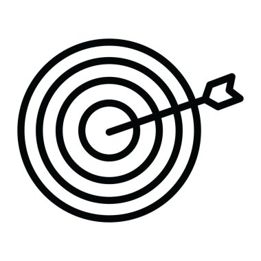 Düz dizaynlı hedef simgesi