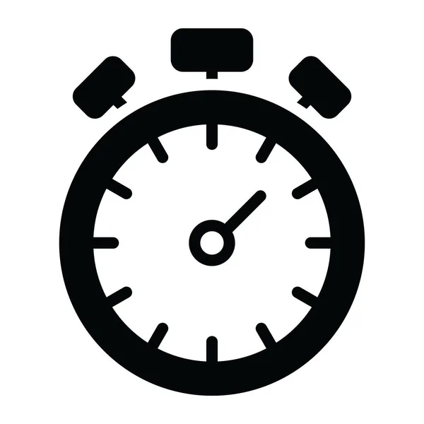 Icône Chronomètre Dans Design Vectoriel Plat — Image vectorielle