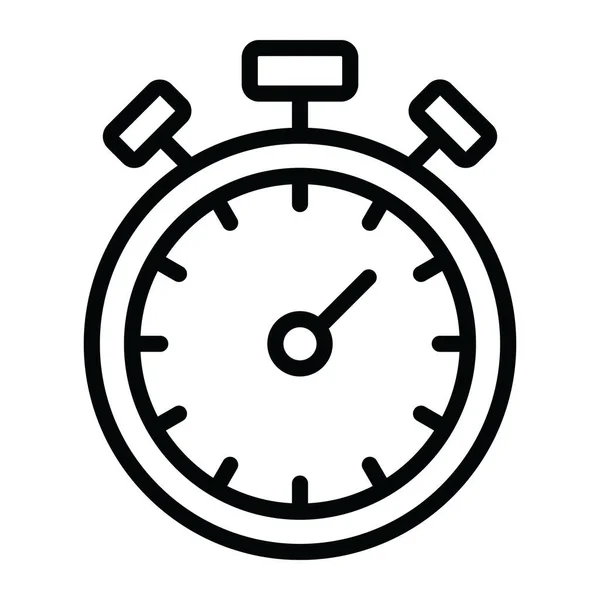 Icône Chronomètre Dans Design Vectoriel Plat — Image vectorielle