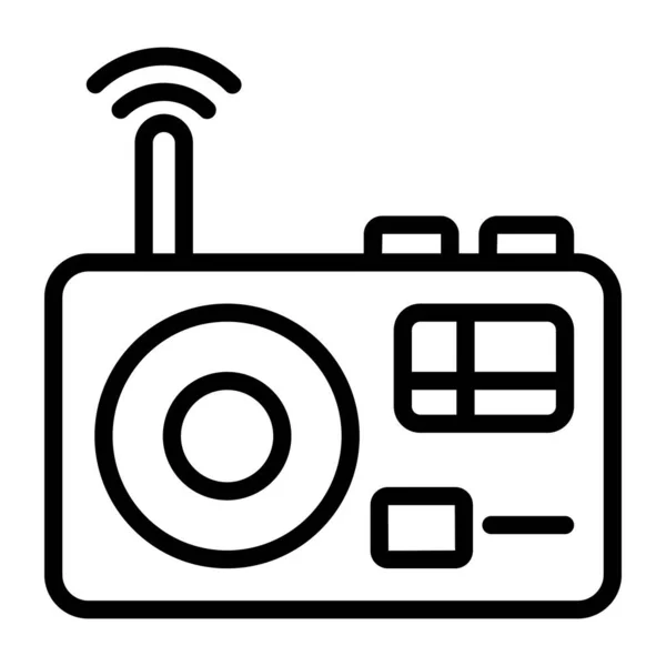 Inteligentna Ikona Kamery Sprzęt Fotograficzny — Wektor stockowy