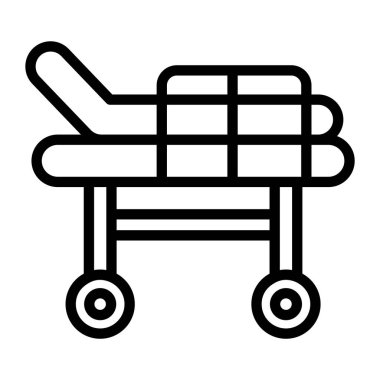 Hasta gergisi için düzenlenebilir bir vektör 