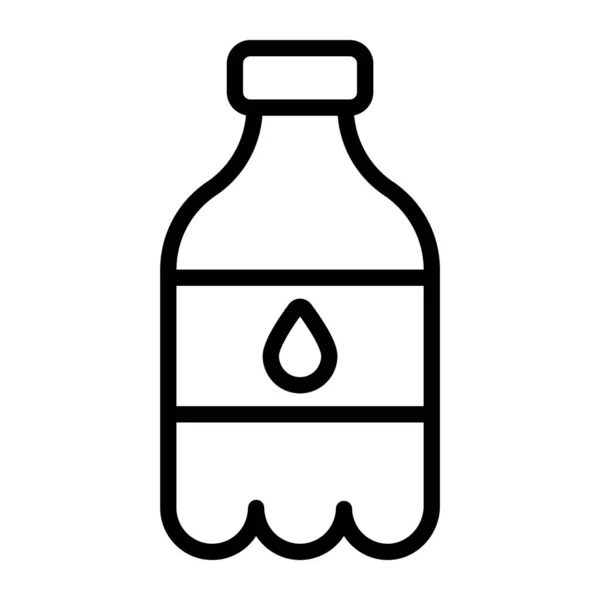 Νερό Μπουκάλι Εικονίδιο Σχεδιασμό Επίπεδη Σπορ Μπουκάλι Έννοια — Διανυσματικό Αρχείο