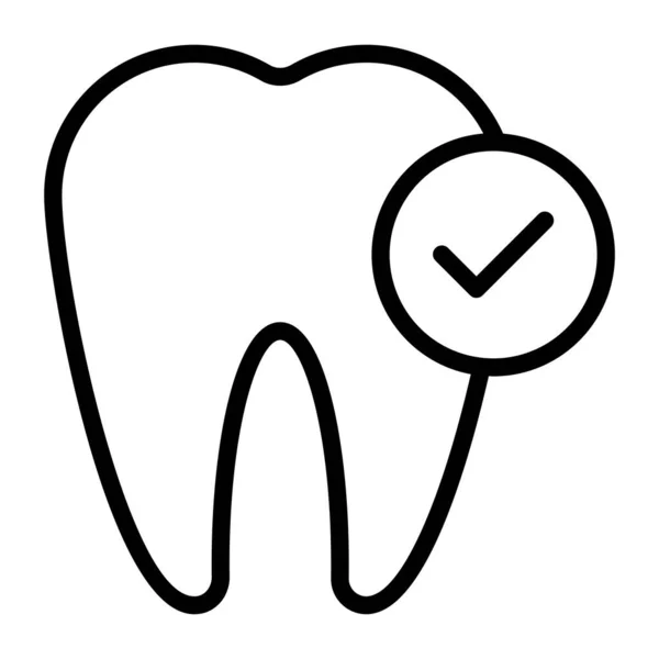 Diseño Plano Editable Del Icono Salud Dental — Archivo Imágenes Vectoriales