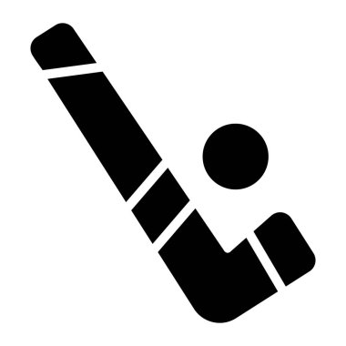 Düz dizaynlı golf ikonu, modaya uygun düz stil buz hokeyi 