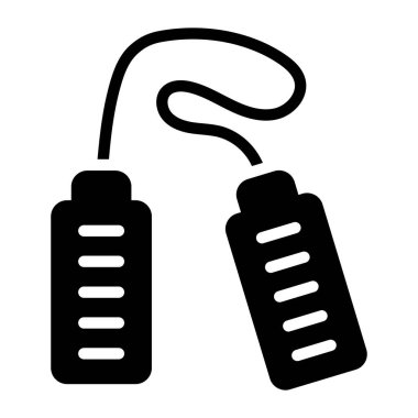 İp simgesini atlamak için son moda düz tasarım