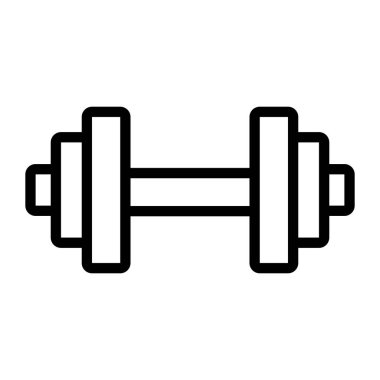 Spor salonunun temel RGBA düz simgesi, düzenlenebilir fitness aksesuar vektörü 