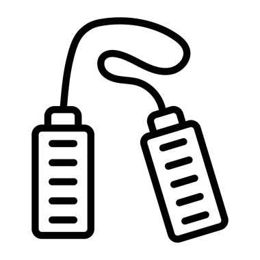 İp simgesini atlamak için son moda düz tasarım