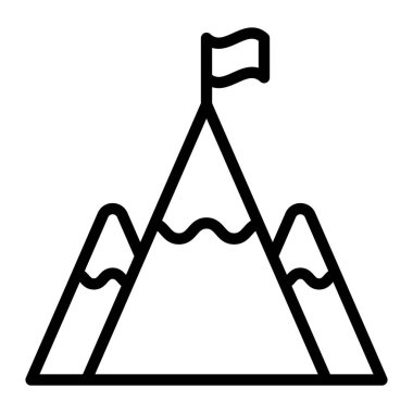 Görevin düz tasarımı tamamlandı simgesi