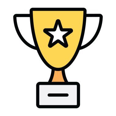 Kupa simgesi, kazanma kupası düzenlenebilir biçiminde 