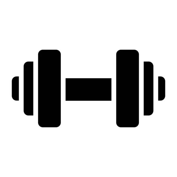 Icono Plano Del Gimnasio Vector Editable Accesorio Fitness — Vector de stock