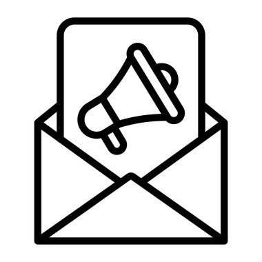 E- posta pazarlamasının vektör tasarımı, e-posta tanıtımı 