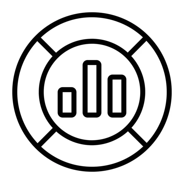 Basic Icon Design Von Geschäftsdaten Flat Style Vektor — Stockvektor