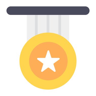 Sıralama rozet vektör biçimi, düz simge 