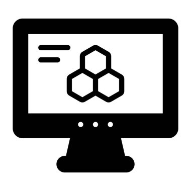 Moleküler bilim simgesi biçimi, kimyasal yapı