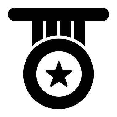 Sıralama rozet vektör biçimi, düz simge 