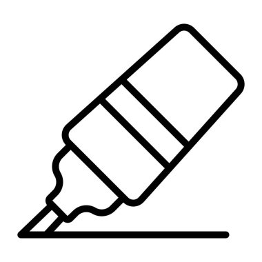 Vurgulama vektörü, çalışma aracının moda simgesi