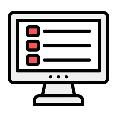 Çevrimiçi mermi noktaları vektörü, modayı takip eden düz simgeler 