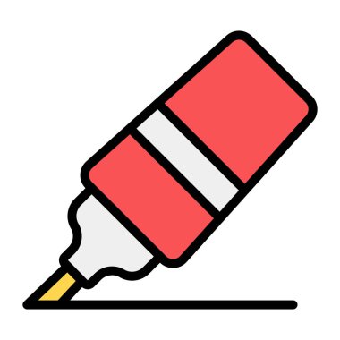 Vurgulama vektörü, çalışma aracının moda simgesi