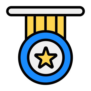 Sıralama rozet vektör biçimi, düz simge 