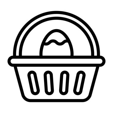 Düz bir yumurta kovası, yemek sepeti.