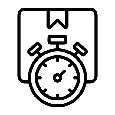 Gönderme zamanı vektör biçimi, kutulu kronometre 