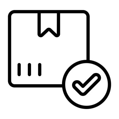 Kartonla işaretle, düz vektörü kontrol et 