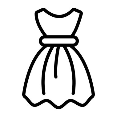 Düz bir elbise, kadın giyimi. 