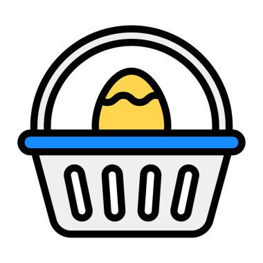 Düz bir yumurta kovası, yemek sepeti.