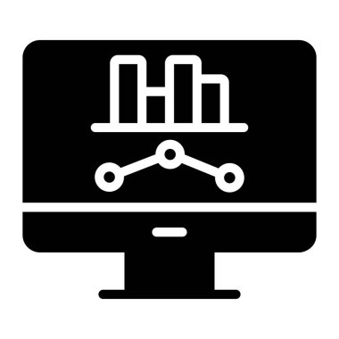 Somut biçimde web sitesi gösterge paneli simgesi