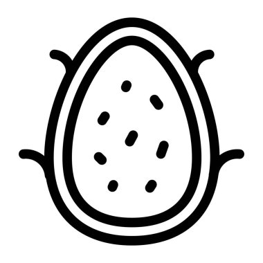 Kaktüsün tek bir katı simgesi.