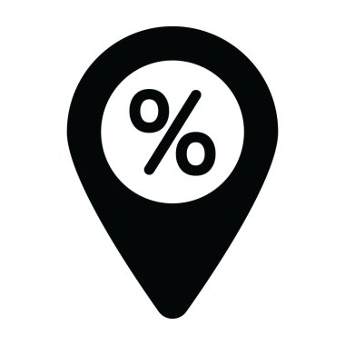 konum. Web simgesi basit illüstrasyon 