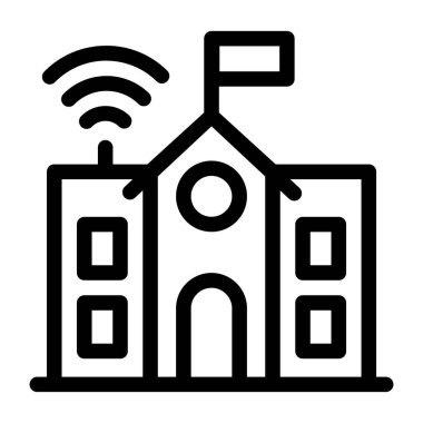 Modern illüstrasyon vektör simgesi oluşturma