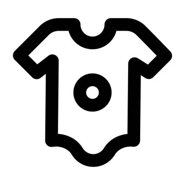 Bebek giysisi ikonu. özet vektör illüstrasyonu