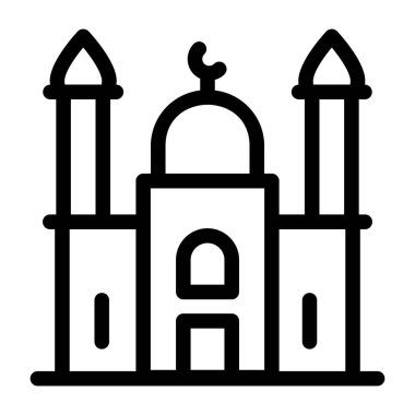 Cami. Web simgesi basit tasarım