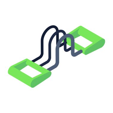 Yeşil enerji boru ikonu. Beyaz arkaplanda izole edilmiş web tasarımı için su pompası vektör sembolünün izometriği