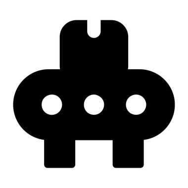 Otomobil Düz Vektör Simgesi