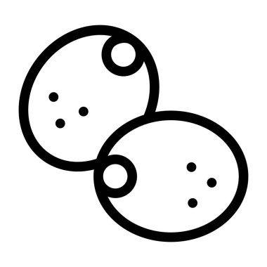 Bebeğim. Web simgesi basit illüstrasyon