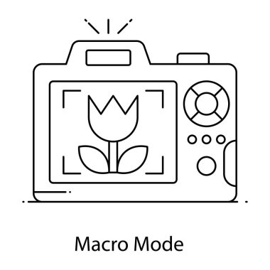 Siyah ve beyaz çizgili kamera çizgisi simgesi