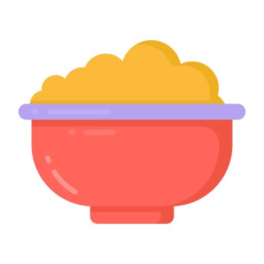 Bir kase yemek ikonu