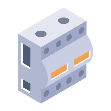 İzometrik ev simgesi. Web için depo oluşturma vektör simgeleri basit illüstrasyon