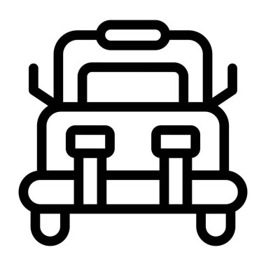 Okul otobüsü. Basit tasarım