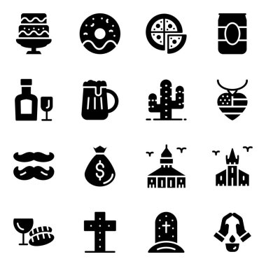 Modern b 'nin vektör illüstrasyonu simge kümesi