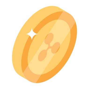 Bir balkabağı simgesinin izole edilmiş tek bir nesnesinin vektör çizimi