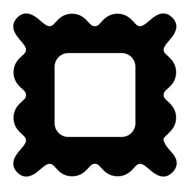 Basit grafik simgesi vektör illüstrasyonu