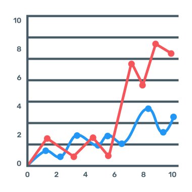 Grafik çizimi. vektör illüstrasyonu