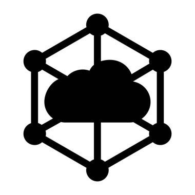 Bulut hesaplama. Web simgesi