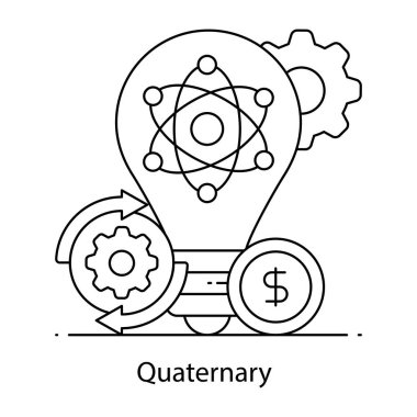 iş ve finans hattı ikon vektör illüstrasyon tasarımı